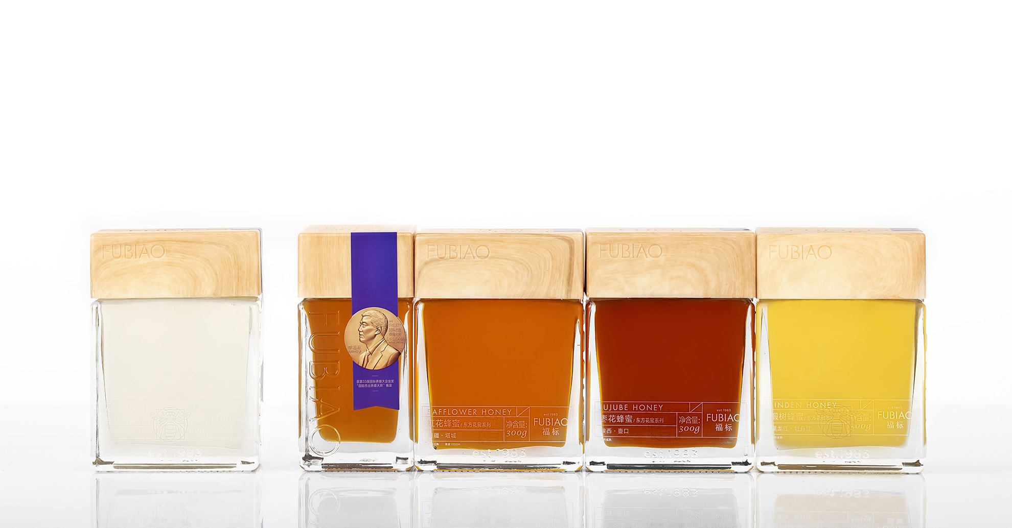 小扁瓶蜂蜜系列展示